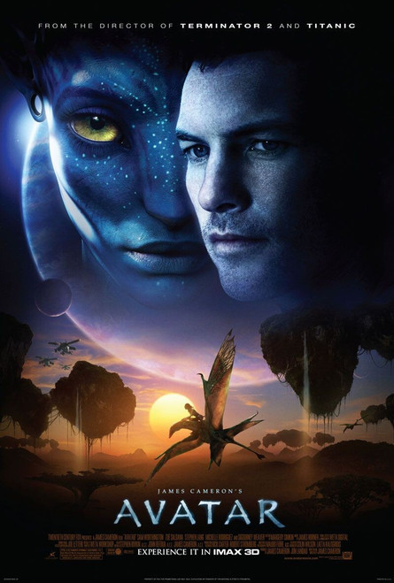 Avatar (2009)_5 Movie Film Poster Canvas iconic design