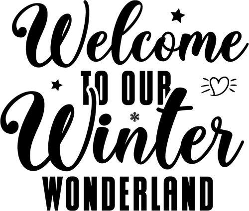 Welcome To Our Winter Wonderland (2) Poster Canvas Movie Film Print A0 A1 A2 A3