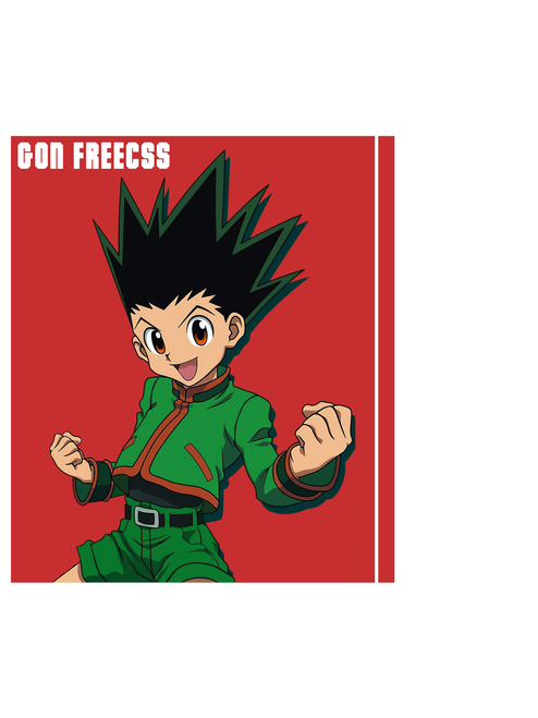 Gon Freecss 7 Poster Canvas Fanmade Prints A0 A1 A2 A3 A4 A5 A6