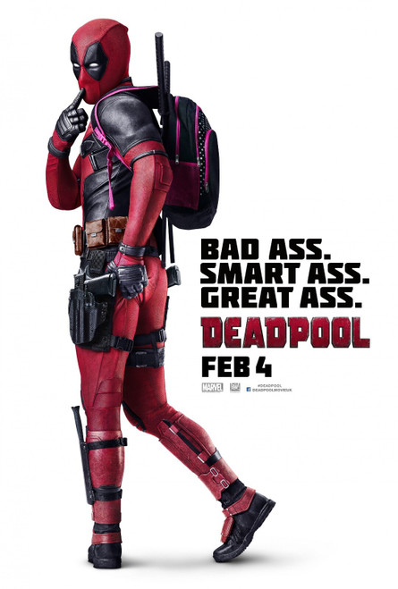 Deadpool (2016)_3 Movie Film Poster Canvas iconic design