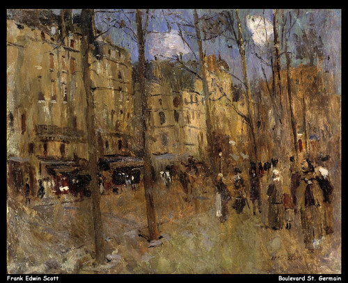 frank-edwin-scott--boulevard-st-germain_11723143054_o(1) Poster Canvas Movie Fil