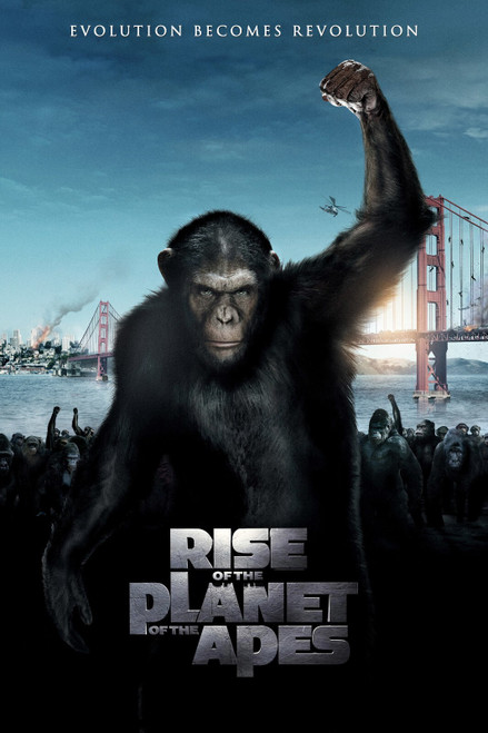 Rise of the Planet of the Apes 2 Poster Canvas Movie Film Print A0 A1 A2 A3 A4