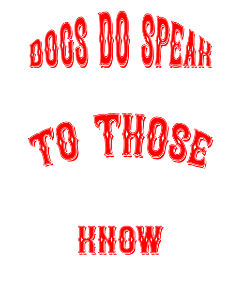 Dogs do speak but only to those who know how to listen-01 Poster Canvas Movie Fi