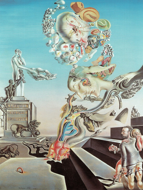 Salvador Dali - Luxurious Game Version 1 Poster Canvas Movie Film Print A0 A1 A2