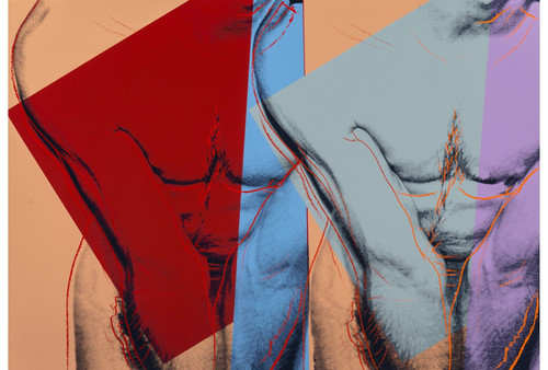 Andy Warhol - Double Torso 1982 Poster Canvas Movie Film Print A0 A1 A2 A3 A4 A5