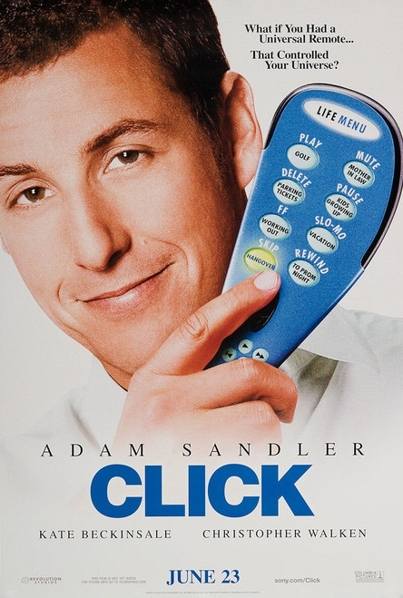 Click (2006)_1 Movie Film Poster Canvas iconic design