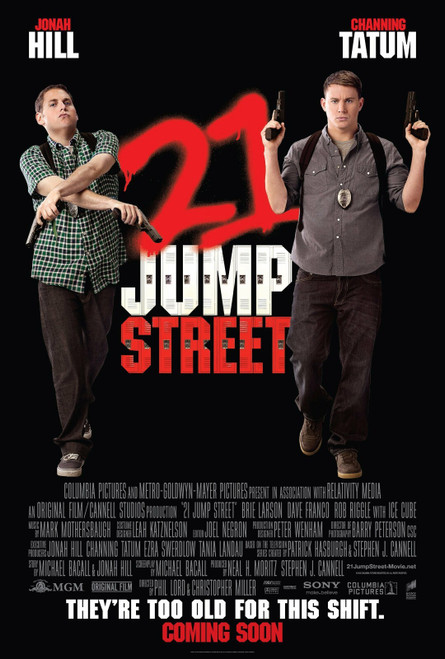 21 Jump Street (2012)_2 Movie Film Poster Canvas iconic design