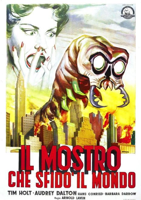 Monster That Challenged The World 04 Poster Canvas Movie Film Print A0 A1 A2 A3