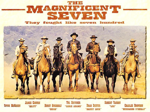 magnificent-seven Poster Canvas Print Art Painting Decor Reprint wall A0 A1 A2 A