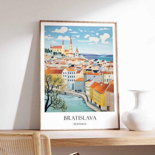 6_Bratislava Poster, Slovakia Poster, Central Europe Poster, Travel Poster, Wall