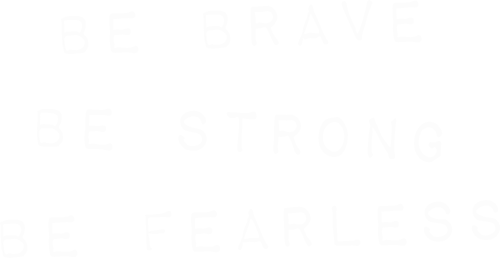 BeBraveBeStong 2 WHT Poster Canvas Movie Film Print A0 A1 A2 A3 A4 A5 A6 Art Wal