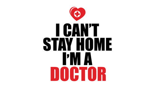 I CANT STAY HOME DOCTOR-01 Poster Canvas Movie Film Print A0 A1 A2 A3 A4 A5 A6 A