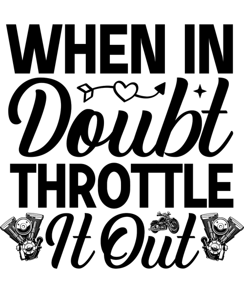 When in doubt throttle it out-01 Poster Canvas Movie Film Print A0 A1 A2 A3 A4 A