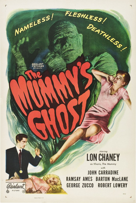 Mummys Ghost 1944 02 Poster Canvas Movie Film Print A0 A1 A2 A3 A4 A5 A6 Art Wal