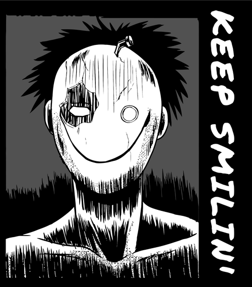 Keep smilin Poster Canvas Movie Film Print A0 A1 A2 A3 A4 A5 A6 Art Wall Decorat