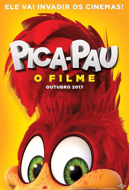 Woody Woodpecker (2017)_1 Poster Canvas Movie Film Print A0 A1 A2 A3 A4 A5 A6 Ar