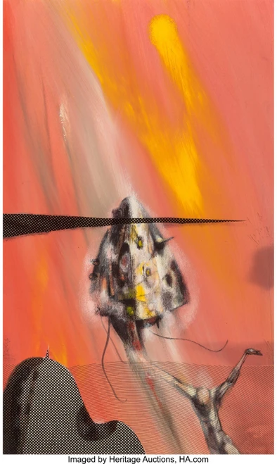 RICHARD M. POWERS (American, 1921-1996). A Man of Double Deed, paperback cover,