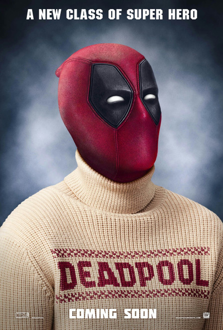Deadpool (2016)_5 Movie Film Poster Canvas iconic design