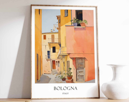 8_Bologna Poster, Italy Poster, City Poster, Travel Poster, Wall Art, Home Decor
