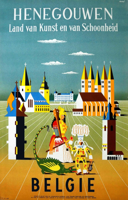 51760963481_CONRAD. Henegouwen, Land van Kunst en van Schoonheid, c. 1955.-artof