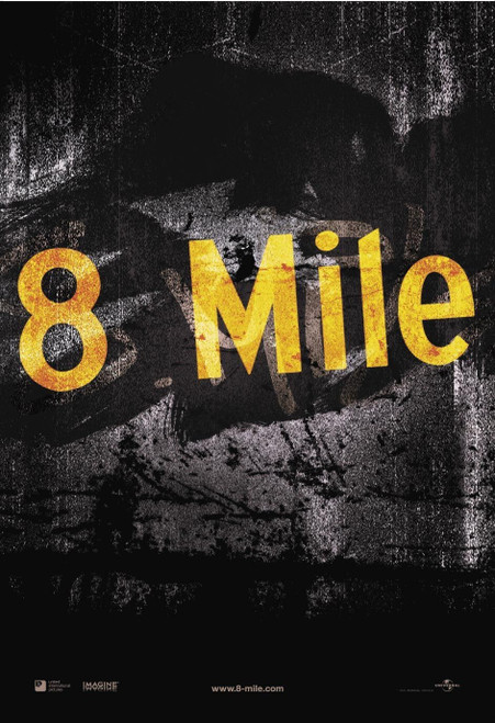 8 Mile (2002)_1 Movie Film Poster Canvas iconic design