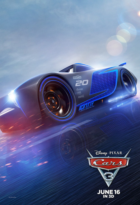 Cars 3 (2017)_12 Movie Film Poster Canvas iconic design