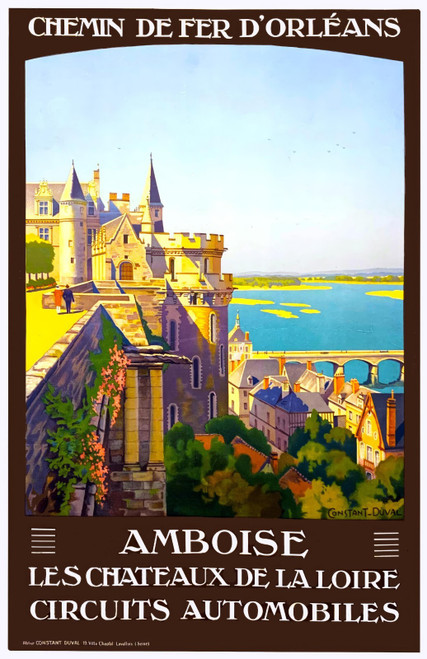52702726965_DUVAL, Constant. Chemin de Fer d'Orléans, Amboise, Les Châteaux de l