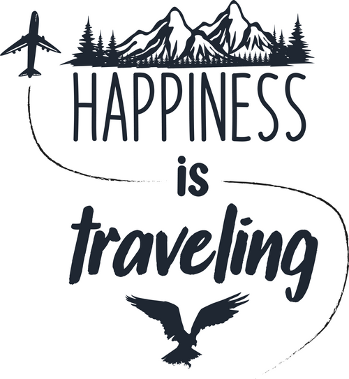 Happiness Traveling Poster Canvas Movie Film Print A0 A1 A2 A3 A4 A5 A6 Art Wall