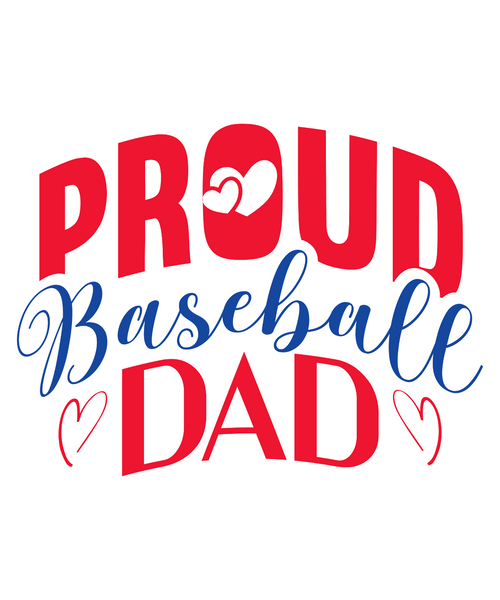 Proud Baseball Dad (2) Poster Canvas Movie Film Print A0 A1 A2 A3 A4 A5 A6 Art W
