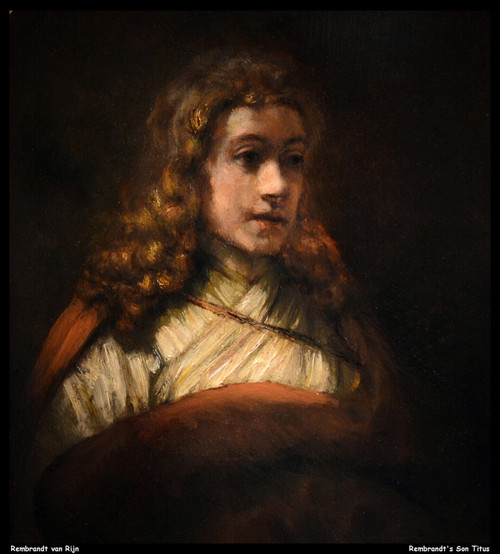 rembrandt-van-rijn---rembrandts-son-titus--jpb_30563761421_o(1) Poster Canvas Mo