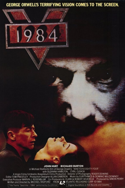 1984 (1984)_0 Movie Film Poster Canvas iconic design