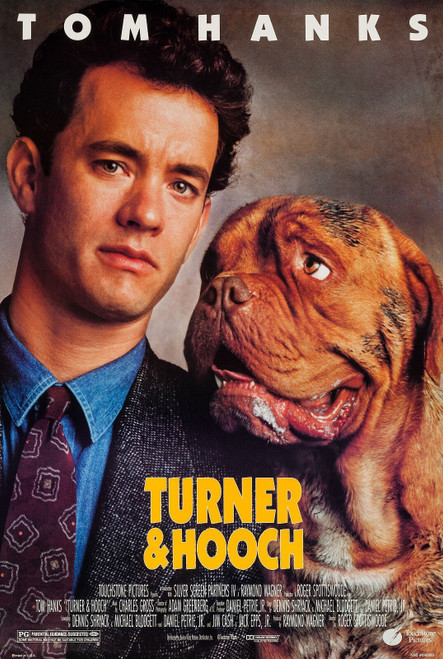 Turner & Hooch (1989)_1 Poster Canvas Movie Film Print A0 A1 A2 A3 A4 A5 A6 Art
