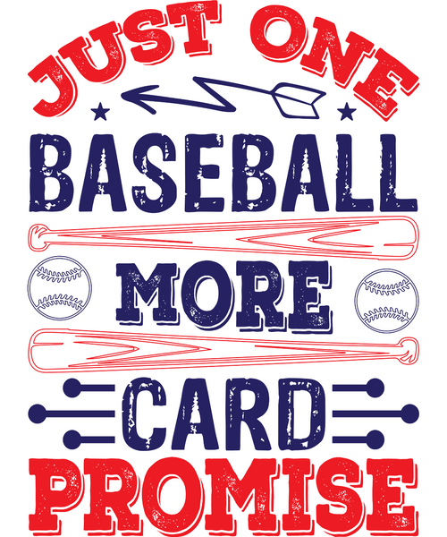 Just One Baseball More Card Promise-01 Poster Canvas Movie Film Print A0 A1 A2 A