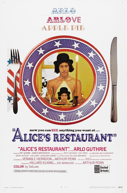 Alice_s Restaurant (1969)_1 Movie Film Poster Canvas iconic design