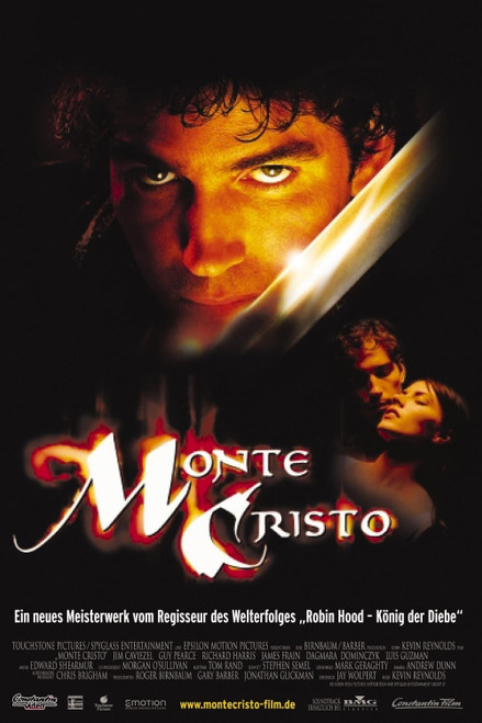 THE COUNT OF MONTE CRISTO (2002) 1 Poster Canvas Movie Film Print A0 A1 A2 A3 A4