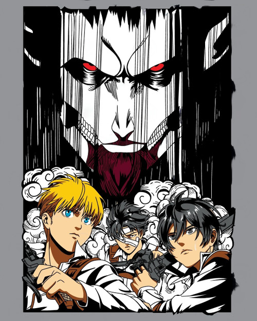Attack on Titan (5) Poster Canvas Fanmade Prints A0 A1 A2 A3 A4 A5 A6