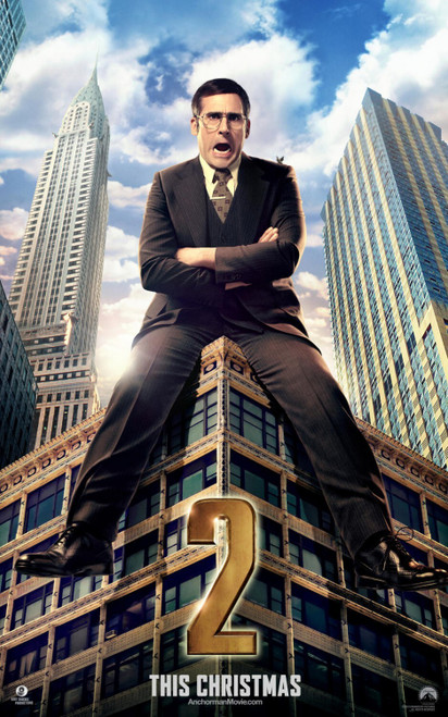 Anchorman 2 (2013)_4 Movie Film Poster Canvas iconic design