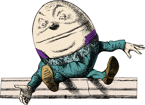 dark-alice_0021_humpty dumpty Custom Made Poster Canvas Print A0 A1 A2 A3 A4 A5