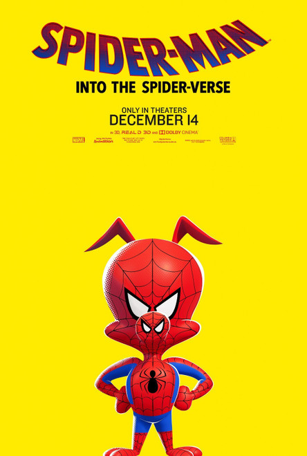 Spider-Man_ Into the Spider-Verse (2018)_10 Poster Canvas Movie Film Print A0 A1