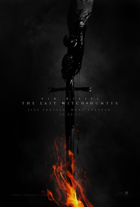 The Last Witch Hunter (2015)_1 Poster Canvas Movie Film Print A0 A1 A2 A3 A4 A5