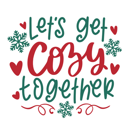 Let_s get cozy together Poster Canvas Movie Film Print A0 A1 A2 A3 A4 A5 A6 Art