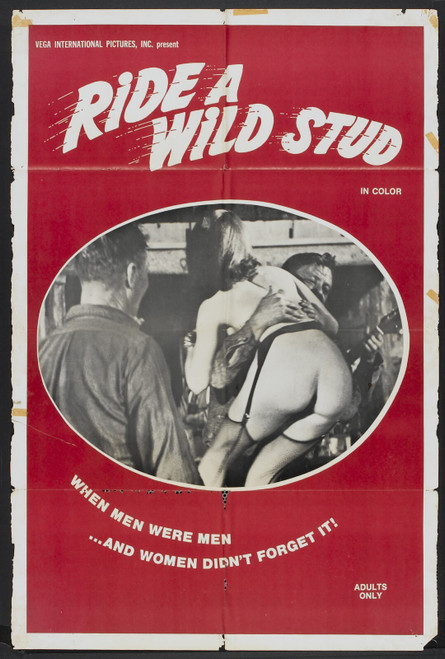 Ride A Wild Stud 01 Poster Canvas Movie Film Print A0 A1 A2 A3 A4 A5 A6 Art Wall