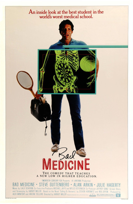 Bad Medicine (1985)_0 Movie Film Poster Canvas iconic design