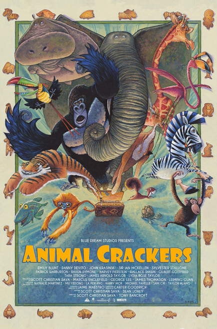 Animal Crackers (2018)_1 Movie Film Poster Canvas iconic design