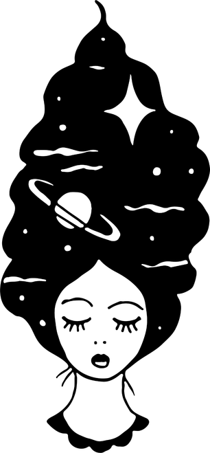 girl in space (2) Poster Canvas Movie Film Print A0 A1 A2 A3 A4 A5 A6 Art Wall
