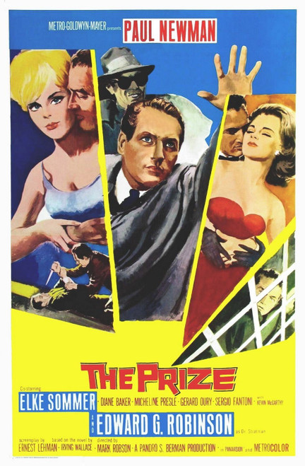 The Prize (1963)_2 Poster Canvas Movie Film Print A0 A1 A2 A3 A4 A5 A6 Art Wall