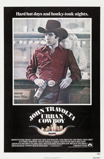 Urban Cowboy (1980)_1 Poster Canvas Movie Film Print A0 A1 A2 A3 A4 A5 A6 Art Wa