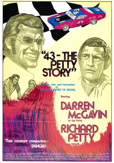 43_ The Richard Petty Story (1974)_1 Movie Film Poster Canvas iconic design