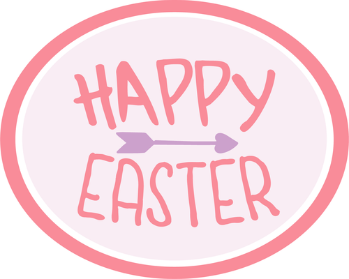 HAPPY EASTER CIRCLE (2) Poster Canvas Movie Film Print A0 A1 A2 A3 A4 A5 A6 Art