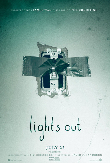 Lights Out (2016)_1 Poster Canvas Movie Film Print A0 A1 A2 A3 A4 A5 A6 Art Wall